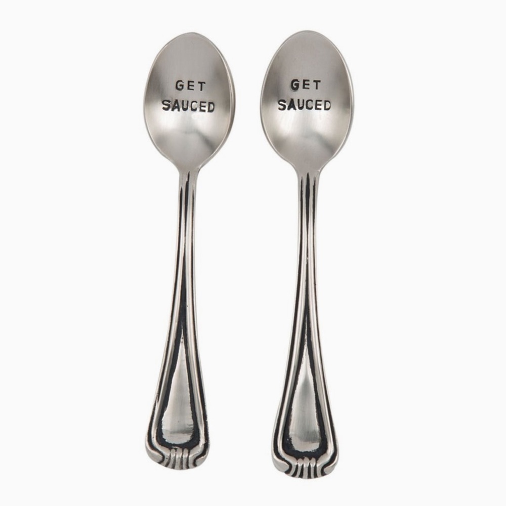 Shiraleah Set of 2 Get Sauced Spoons